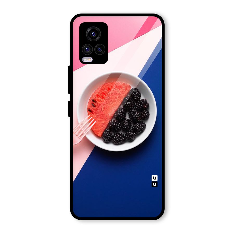 Fresh Fruit Season Glass Back Case for Vivo V20