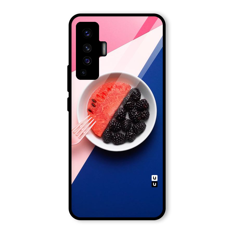 Fresh Fruit Season Glass Back Case for Vivo X50