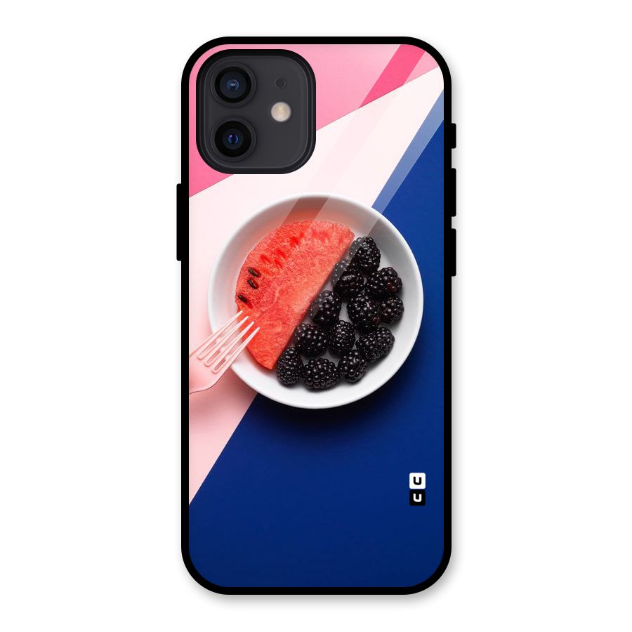 Fresh Fruit Season Glass Back Case for iPhone 12