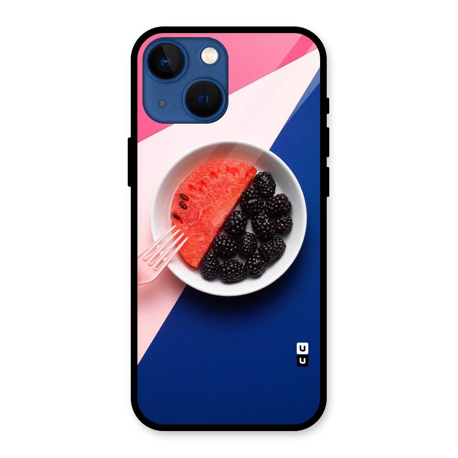 Fresh Fruit Season Glass Back Case for iPhone 13 Mini