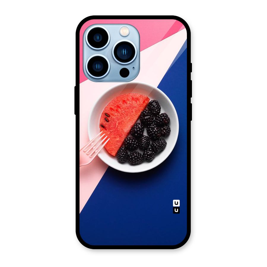 Fresh Fruit Season Glass Back Case for iPhone 13 Pro
