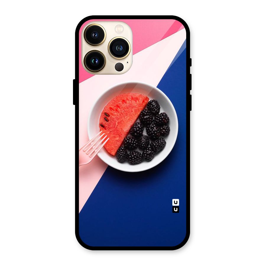 Fresh Fruit Season Glass Back Case for iPhone 13 Pro Max