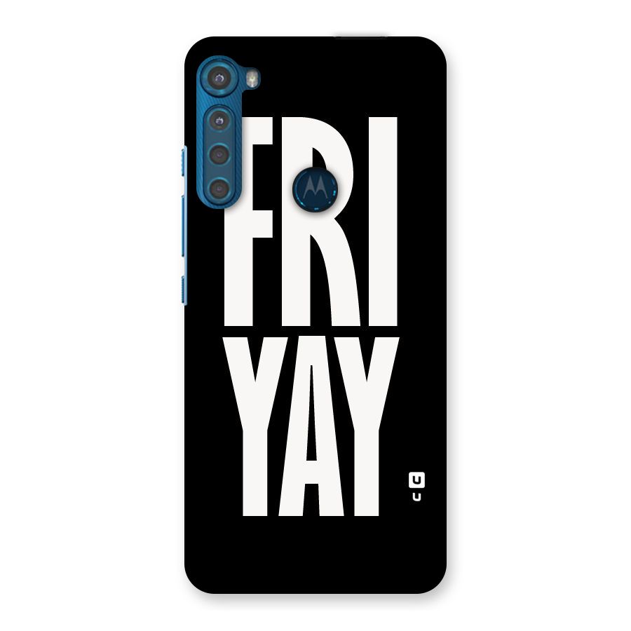 Fri Yay Back Case for Motorola One Fusion Plus