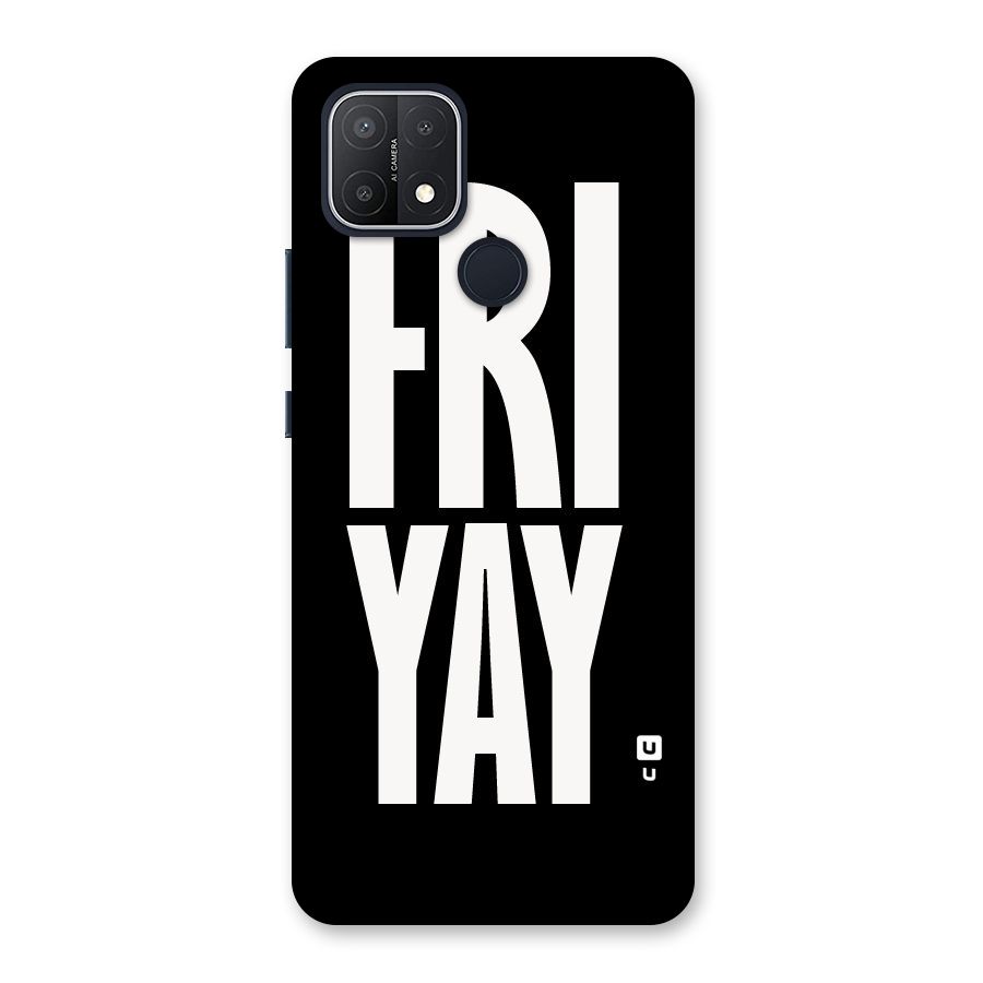 Fri Yay Back Case for Oppo A15s