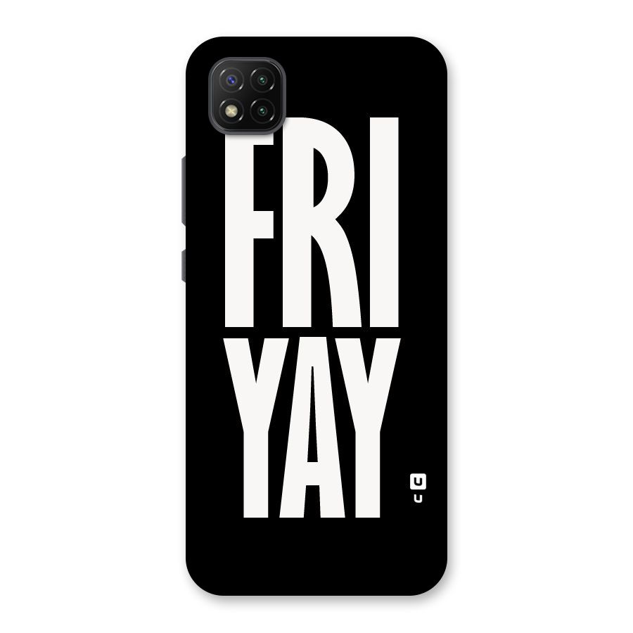 Fri Yay Back Case for Poco C3