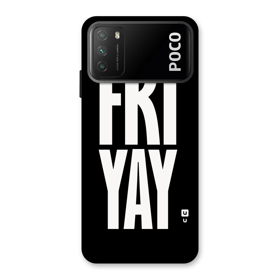 Fri Yay Back Case for Poco M3
