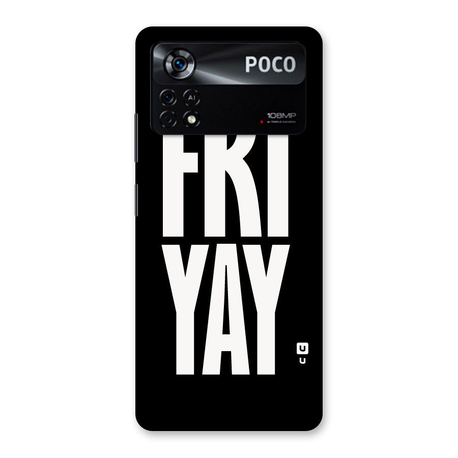 Fri Yay Back Case for Poco X4 Pro 5G
