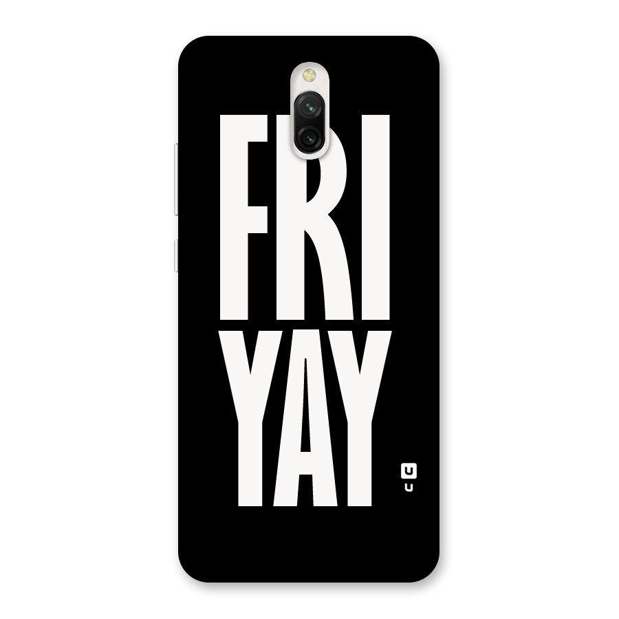 Fri Yay Back Case for Redmi 8A Dual