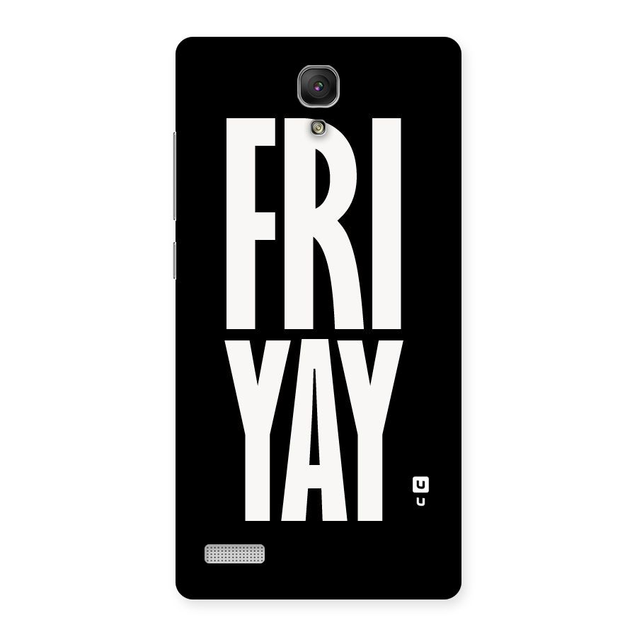 Fri Yay Back Case for Redmi Note Prime