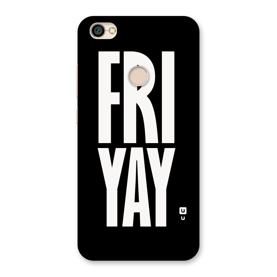 Fri Yay Back Case for Redmi Y1 2017