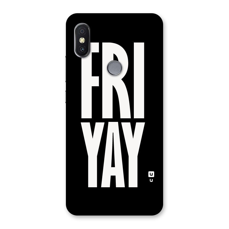 Fri Yay Back Case for Redmi Y2