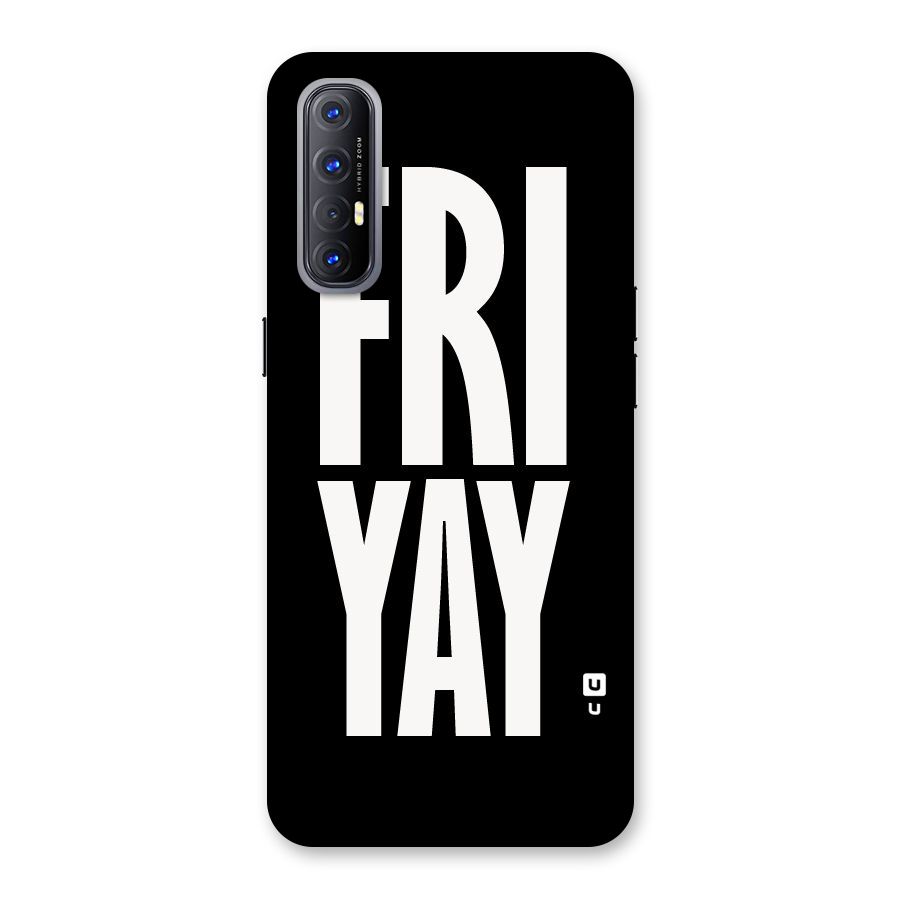 Fri Yay Back Case for Reno3 Pro