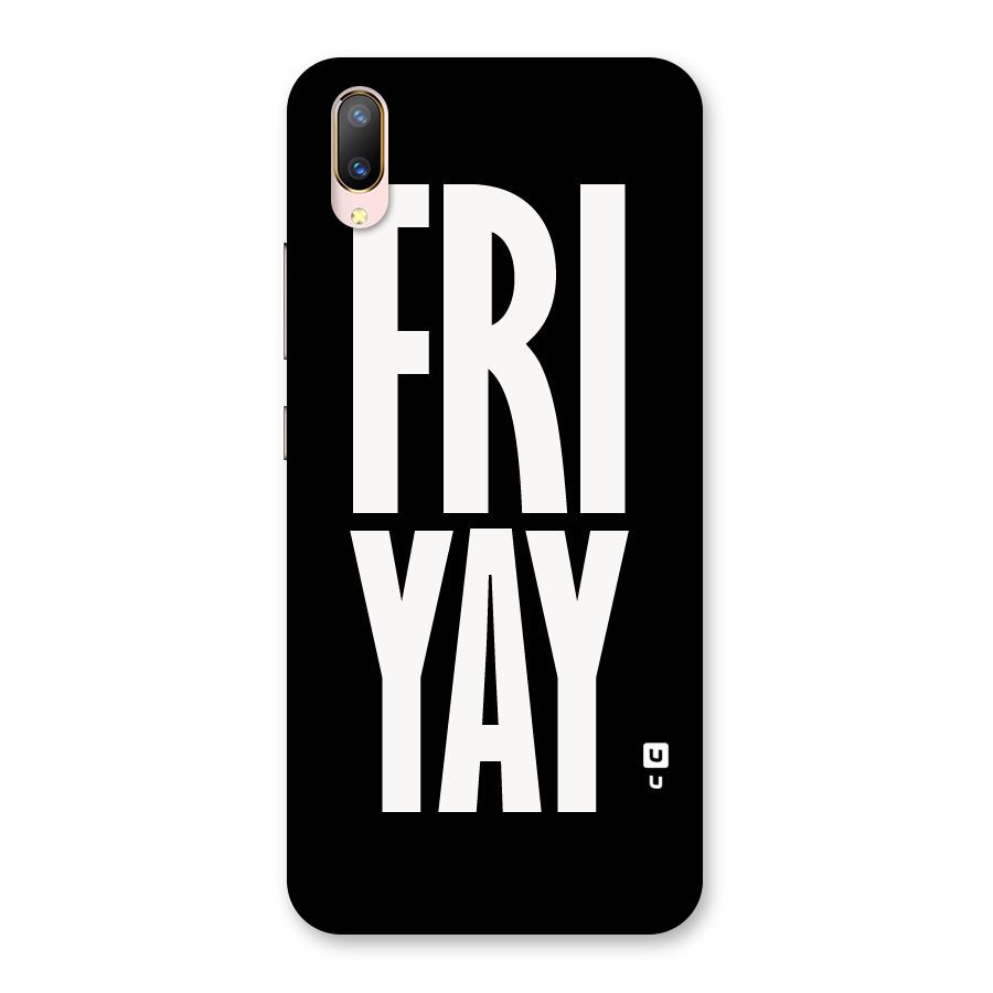 Fri Yay Back Case for Vivo V11 Pro