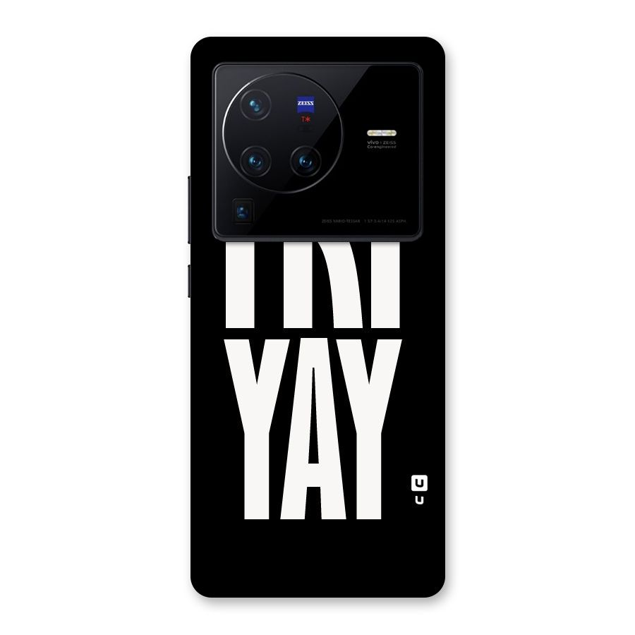 Fri Yay Back Case for Vivo X80 Pro