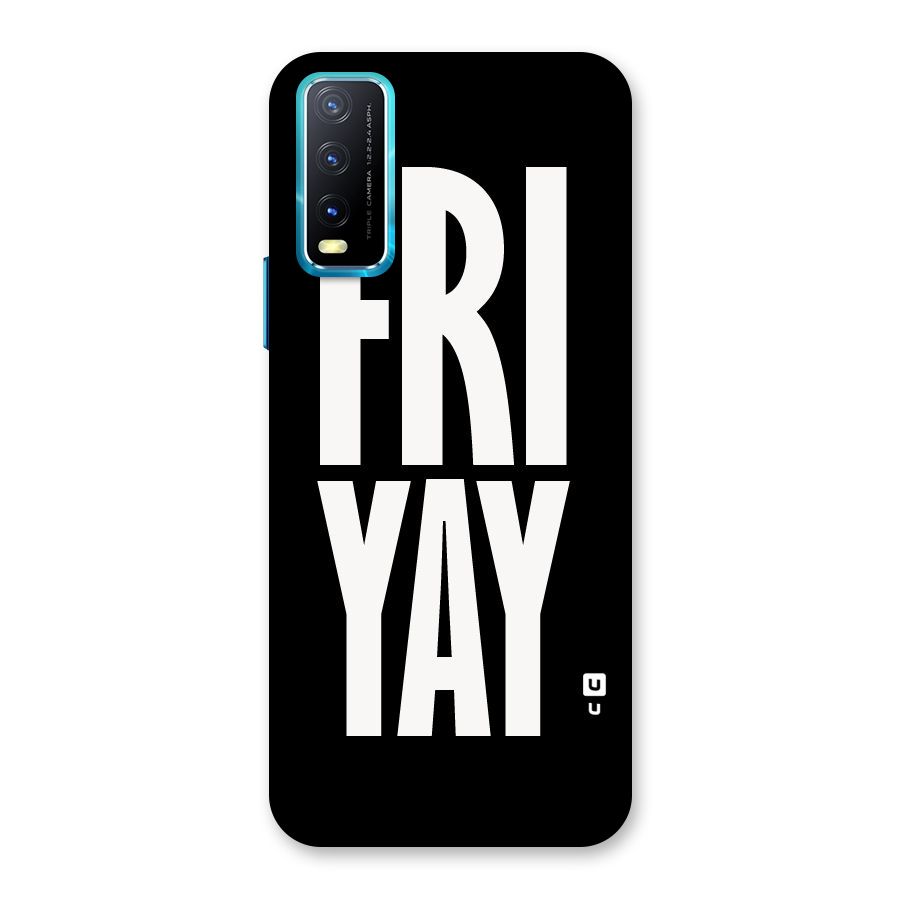 Fri Yay Back Case for Vivo Y20A