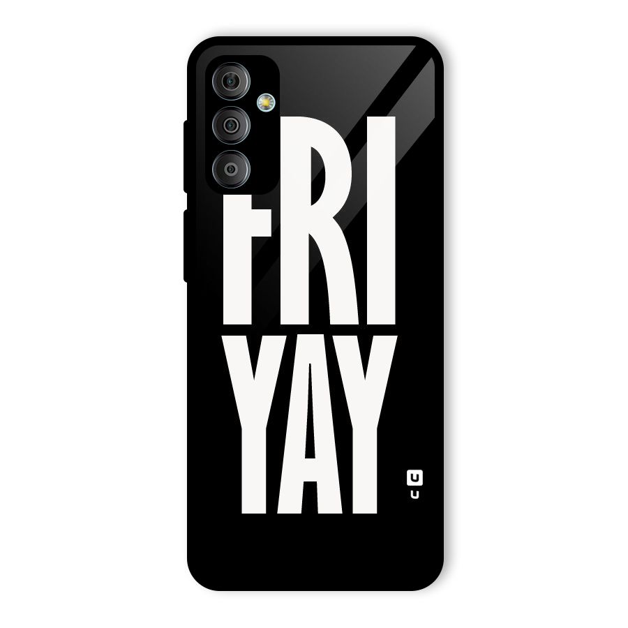 Fri Yay Glass Back Case for Galaxy F23