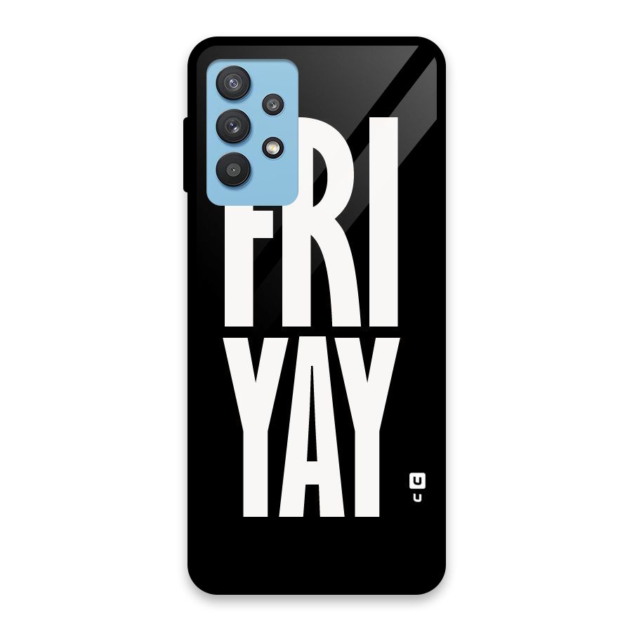 Fri Yay Glass Back Case for Galaxy M32 5G