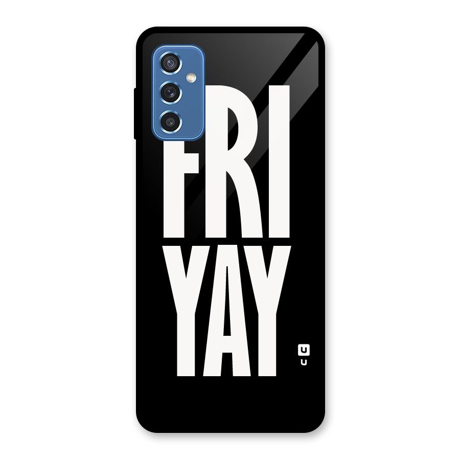 Fri Yay Glass Back Case for Galaxy M52 5G