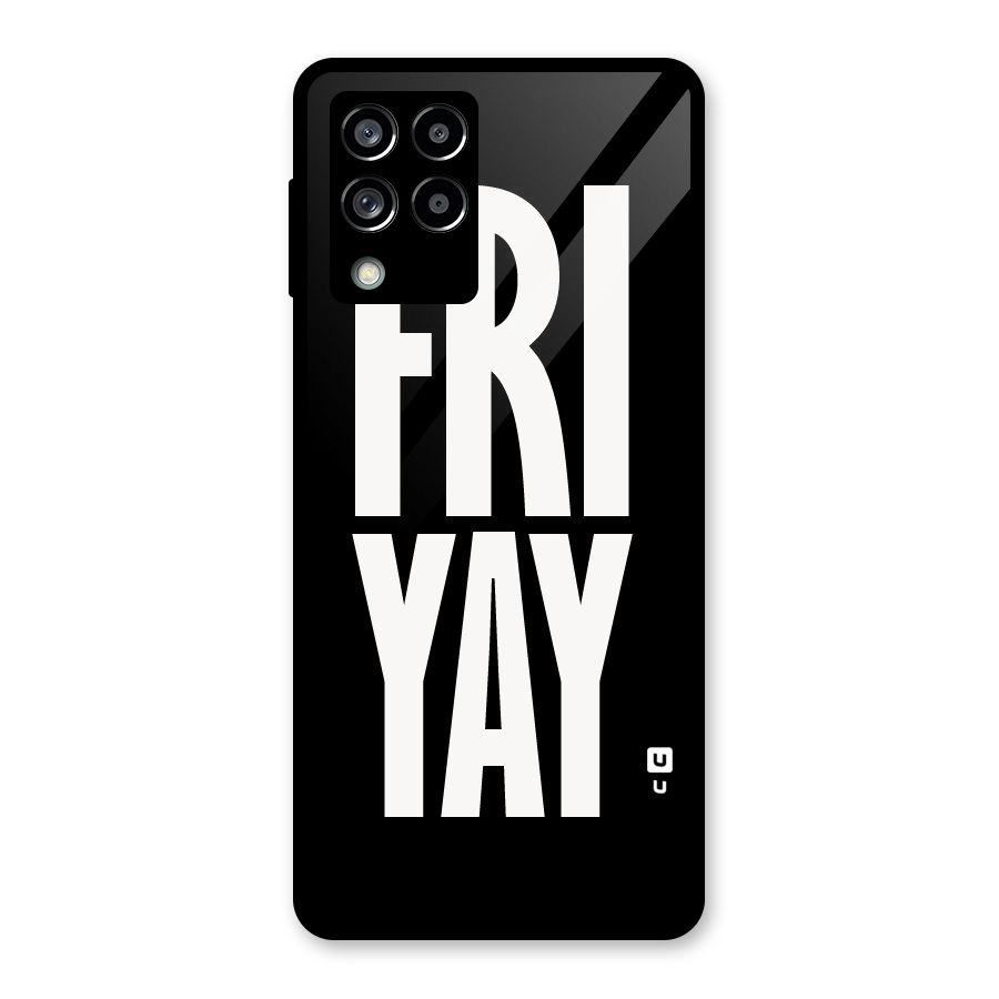 Fri Yay Glass Back Case for Galaxy M53 5G