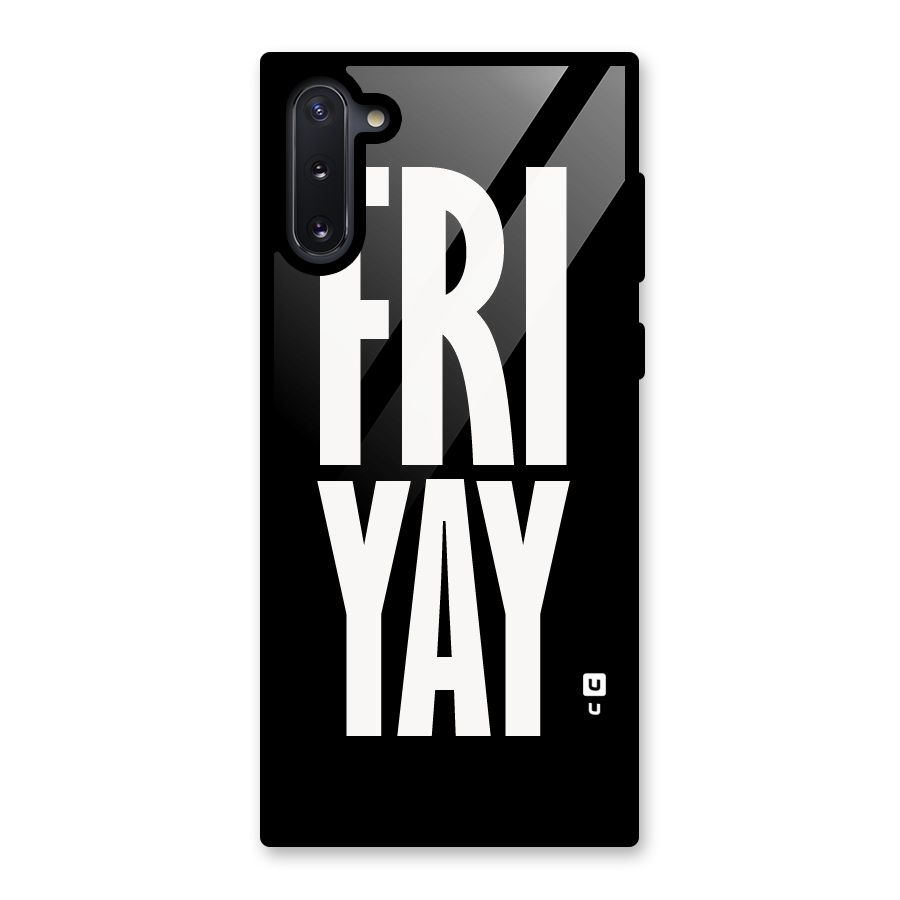 Fri Yay Glass Back Case for Galaxy Note 10