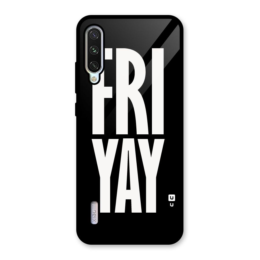 Fri Yay Glass Back Case for Mi A3