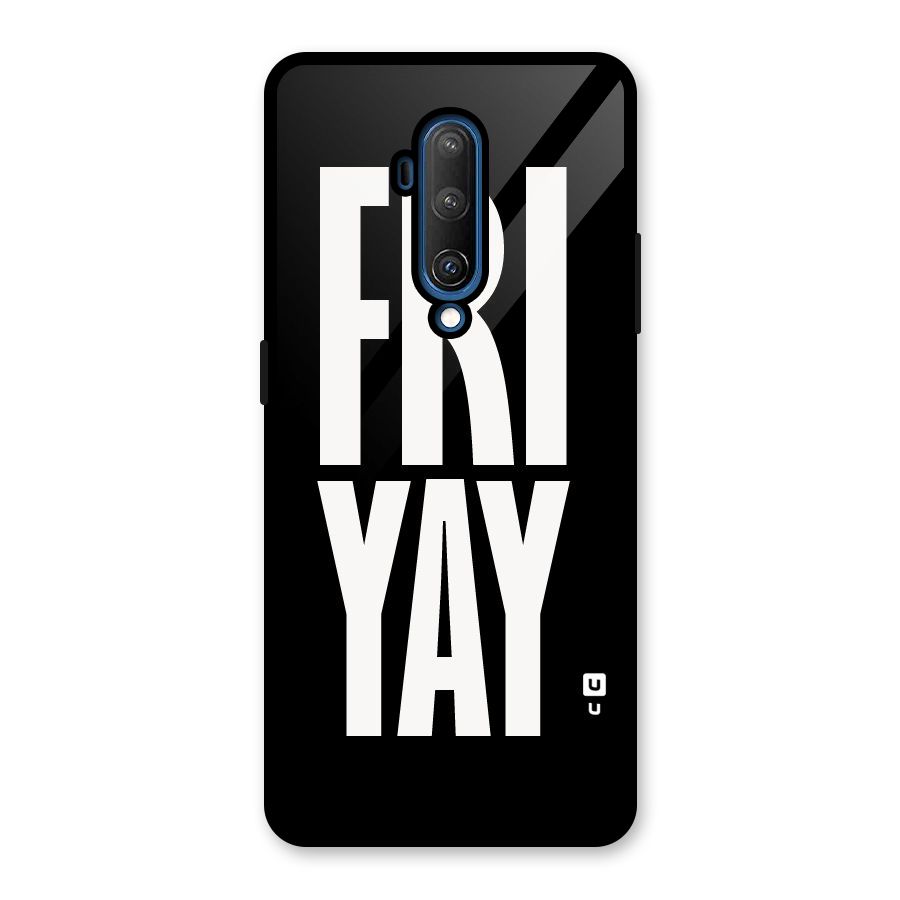 Fri Yay Glass Back Case for OnePlus 7T Pro