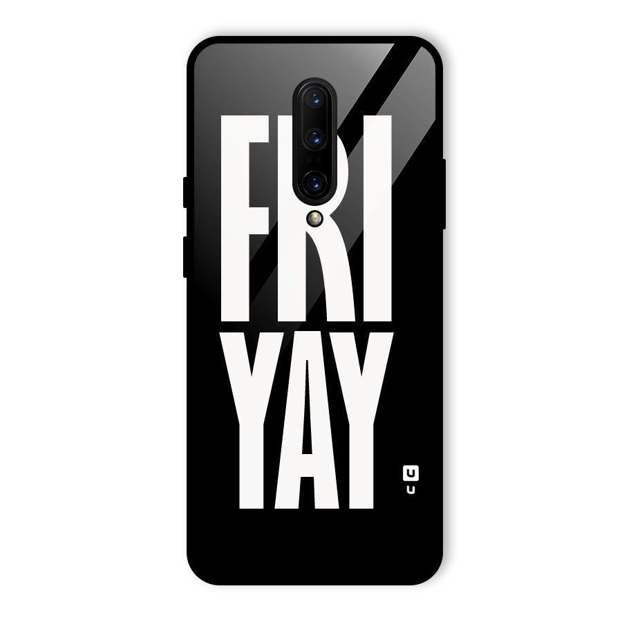 Fri Yay Glass Back Case for OnePlus 7 Pro