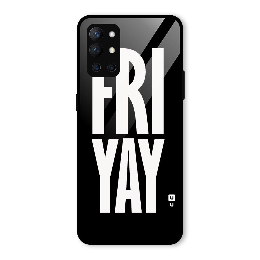 Fri Yay Glass Back Case for OnePlus 9R