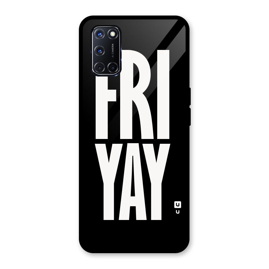 Fri Yay Glass Back Case for Oppo A52