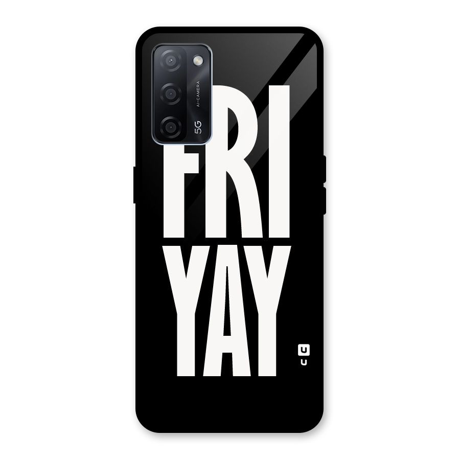 Fri Yay Glass Back Case for Oppo A53s 5G