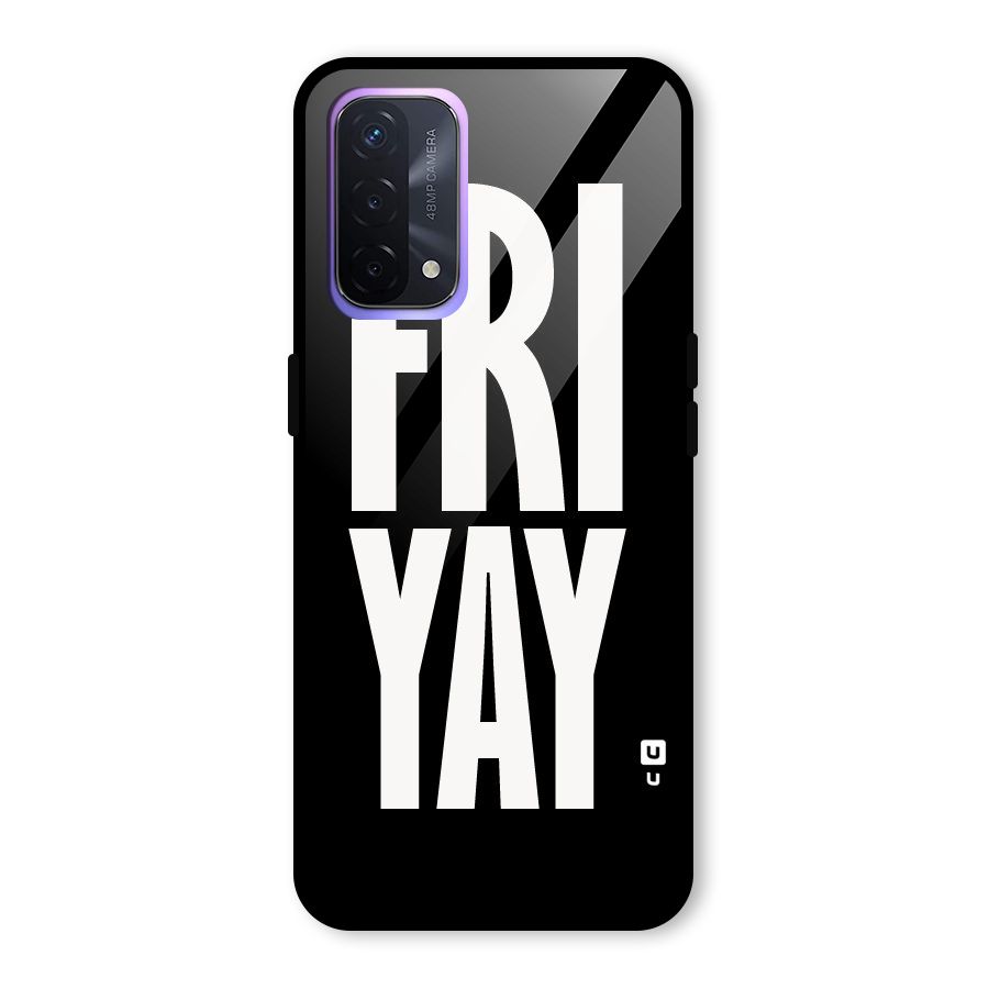 Fri Yay Glass Back Case for Oppo A74 5G