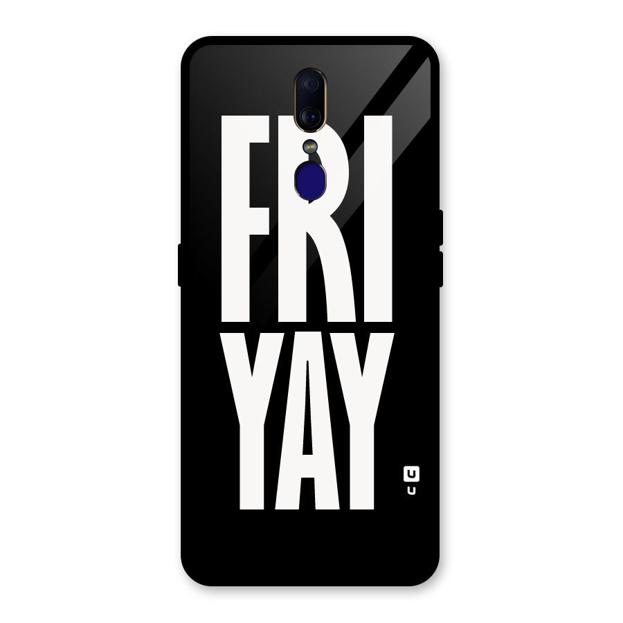 Fri Yay Glass Back Case for Oppo F11