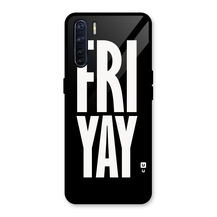 Fri Yay Glass Back Case for Oppo F15