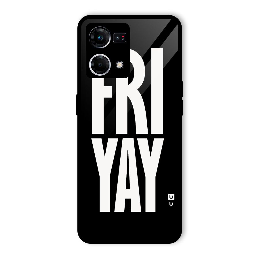 Fri Yay Glass Back Case for Oppo F21 Pro 4G