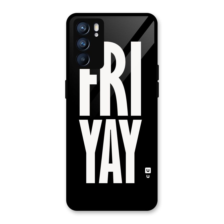 Fri Yay Glass Back Case for Oppo Reno6 5G