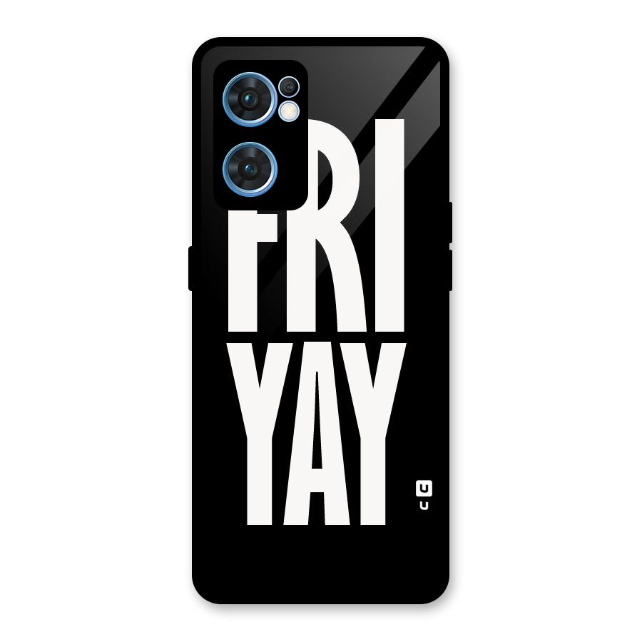 Fri Yay Glass Back Case for Oppo Reno7 5G