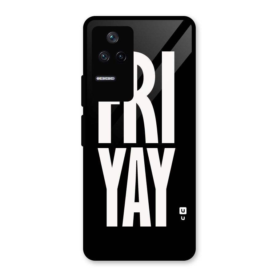 Fri Yay Glass Back Case for Poco F4 5G
