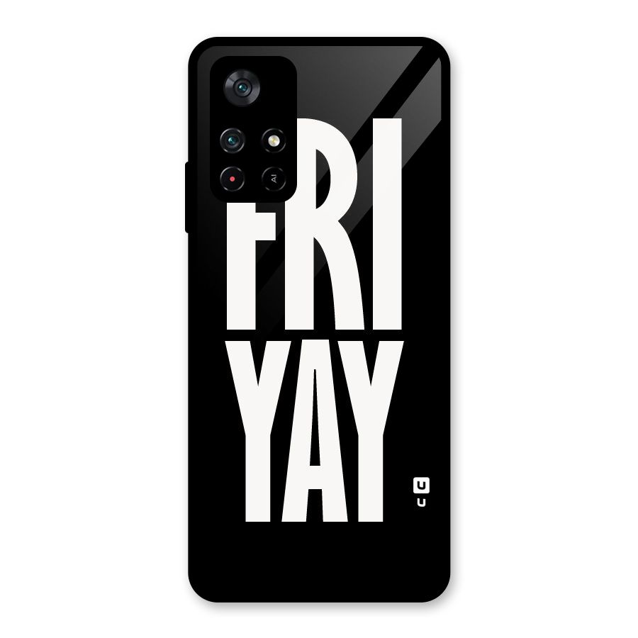 Fri Yay Glass Back Case for Poco M4 Pro 5G