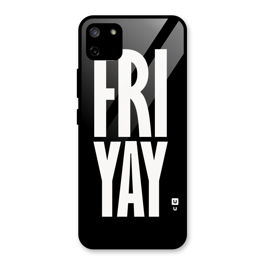Fri Yay Glass Back Case for Realme C11