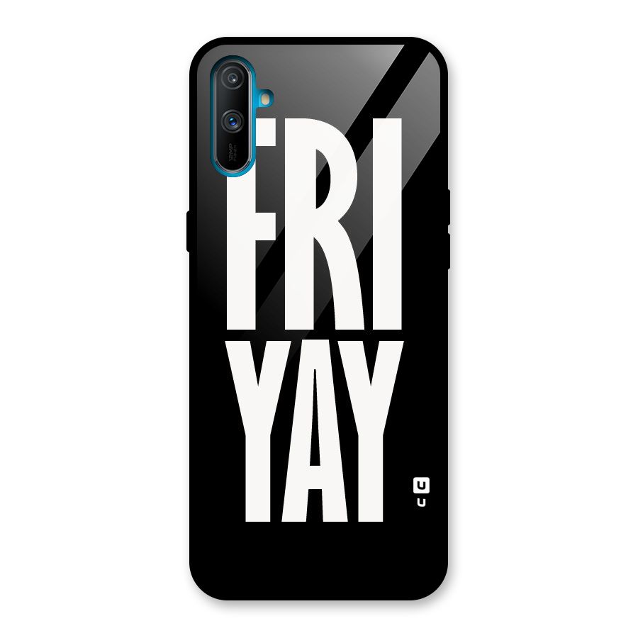 Fri Yay Glass Back Case for Realme C3