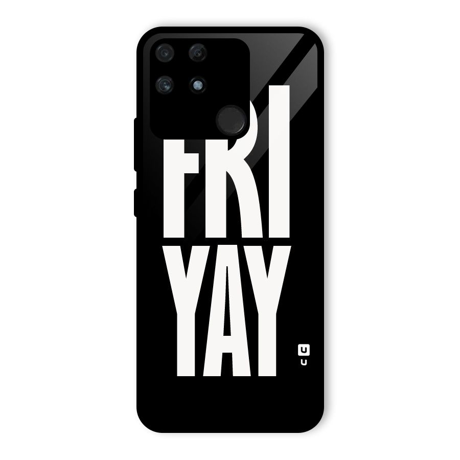 Fri Yay Glass Back Case for Realme Narzo 50A