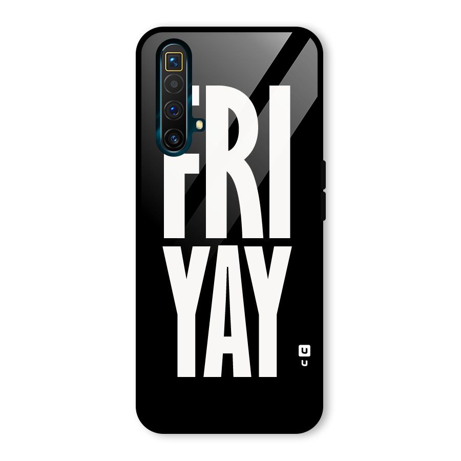 Fri Yay Glass Back Case for Realme X3
