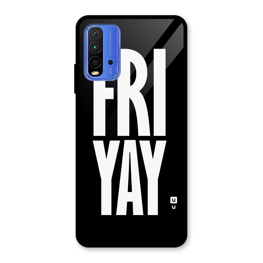 Fri Yay Glass Back Case for Redmi 9 Power