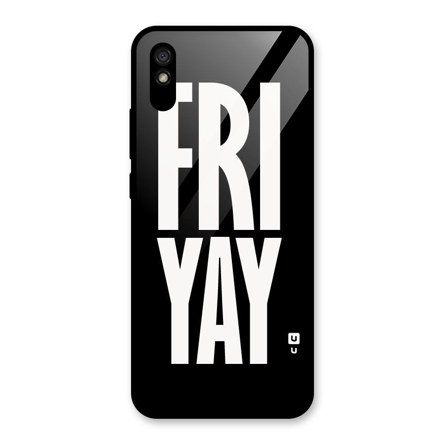 Fri Yay Glass Back Case for Redmi 9i