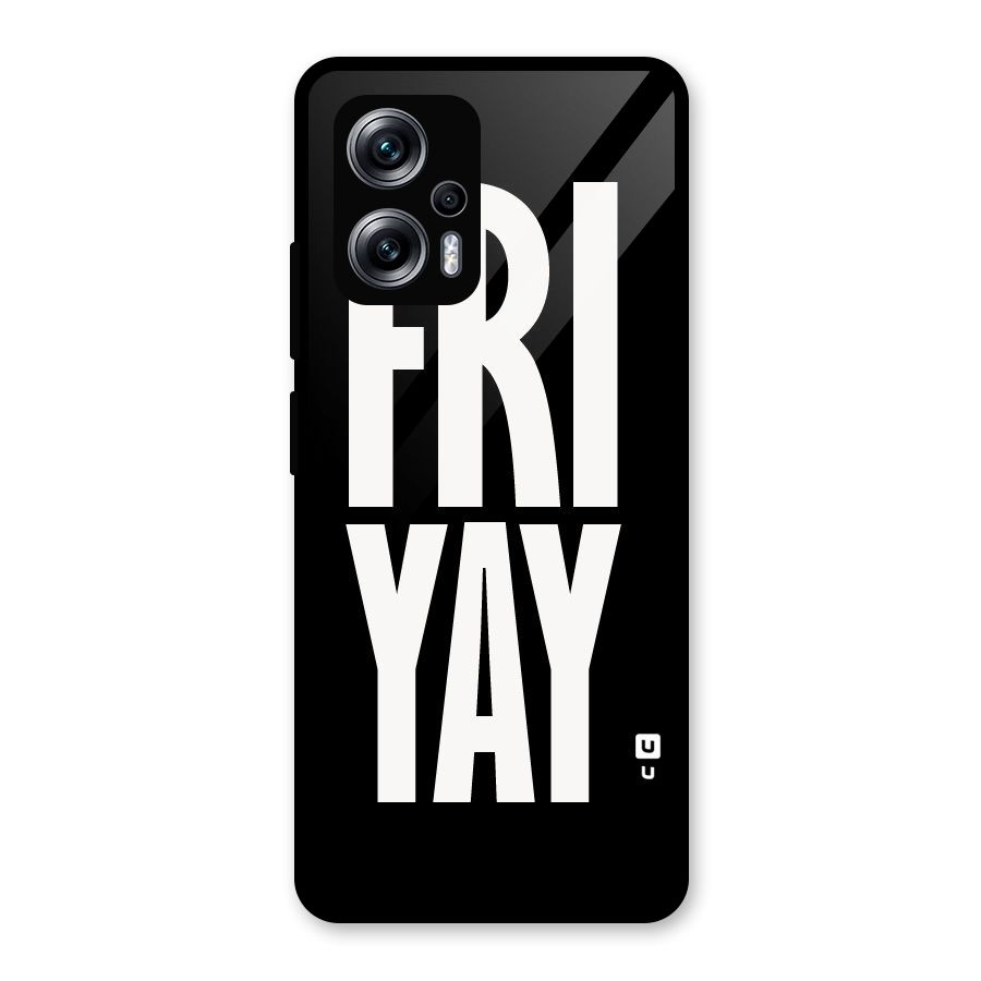 Fri Yay Glass Back Case for Redmi K50i