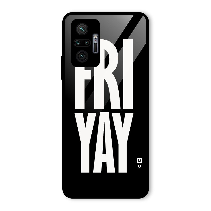 Fri Yay Glass Back Case for Redmi Note 10 Pro Max