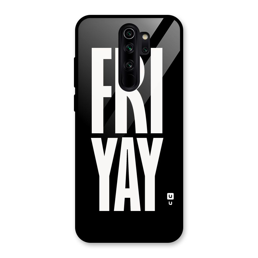 Fri Yay Glass Back Case for Redmi Note 8 Pro