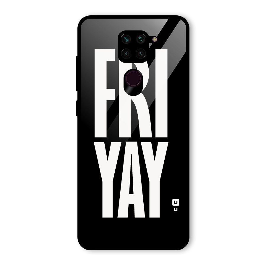 Fri Yay Glass Back Case for Redmi Note 9
