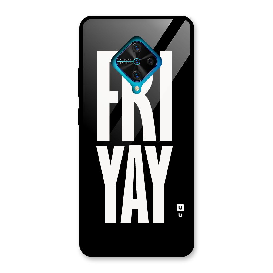 Fri Yay Glass Back Case for Vivo S1 Pro
