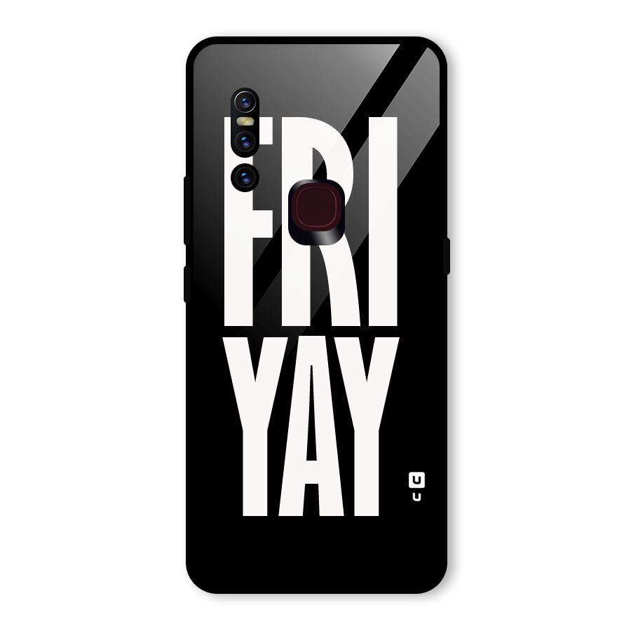 Fri Yay Glass Back Case for Vivo V15